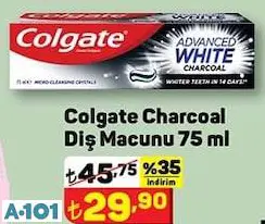 COLGATE CHARCOAL DİŞ MACUNU 75ML COLGATE CHARCOAL DİŞ MACUNU 75ML